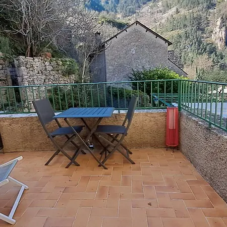 Logis Restaurant De La Cascade 호텔 Sainte-Énimie